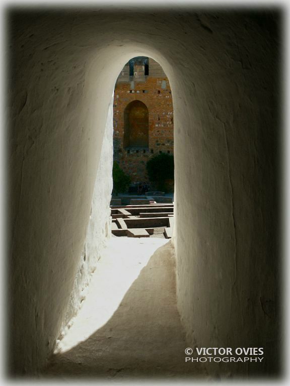 The Arms Square from a window inside the Watch Tower